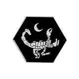 Skeleton Devil Enamel Pin Button