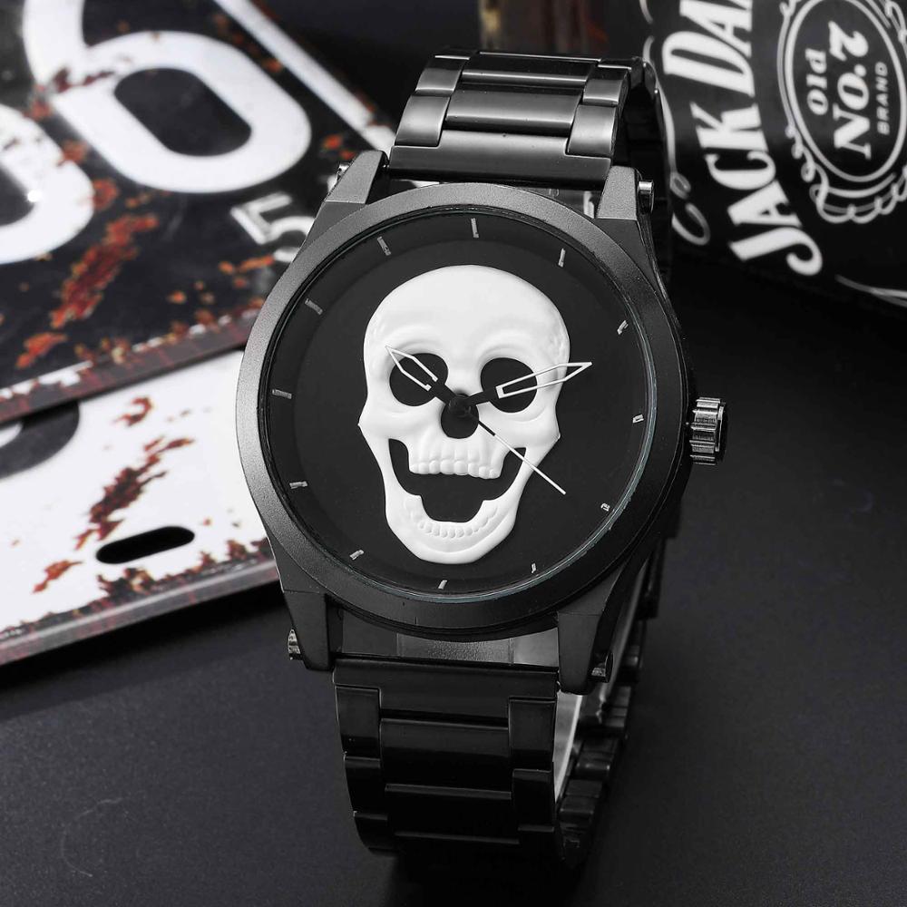 Luxury Mens Black Gold Dial Quartz Art Deco Wristwatches With Skeleton  Steampunk Design Classic Brand Business Man Diamond Watch From  Tmathematics, $21.96