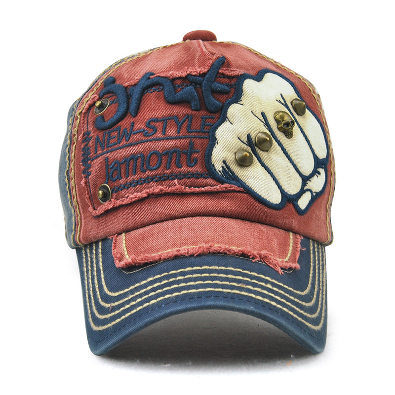 Men Women Fist Letter Embroidery Baseball Hat