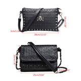Skull Crossbody Vintage Handbag  *Messenger Shoulder Bag 