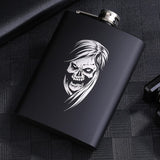 8oz(230ML) Stainless Steel  *Skull Hip Flasks 