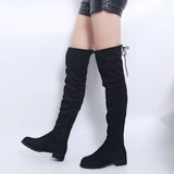 2020 Winter Thigh High Boots  *Suede Black/Gray/Red 