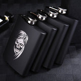 8oz(230ML) Stainless Steel  *Skull Hip Flasks 