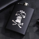 8oz(230ML) Stainless Steel  *Skull Hip Flasks 