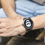 Luxury Skull Men Watches Steampunk  reloj hombre Engrave Stainless Steel Quartz Mens Creative Male Wrist Clock Relogio Masculino