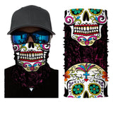 3D Seamless Skull Bandana  Covid Mask