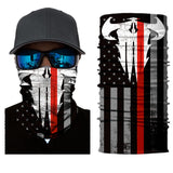 3D Seamless Skull Bandana  Covid Mask