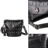 Women's *Skull *Gothic  *Messenger *Shoulder Bag *Crossbody Handbag