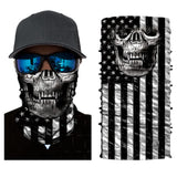 3D Seamless Skull Bandana  Covid Mask