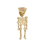 Earrings Skull Skeleton Man