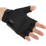 Biker half finger motorcycle gloves winter summer leather luvas para moto motorbike motocross downhill biker gloves