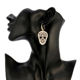 Hollow Skeleton Loop Earrings