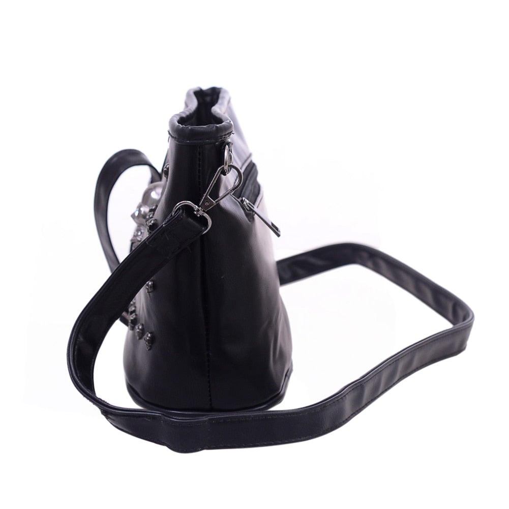 Skull Design Messenger Handbags  *Shoulder Satchel  *Skull Crossbody Bag 