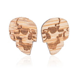 Women's Wooden Stud Earrings