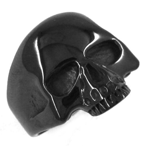 Skull Biker Ring Stainless Steel Jewelry Classic Punk Silver Black Gold Motor Biker Skull Ring Men Women SWR0036
