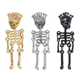Earrings Skull Skeleton Man