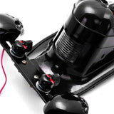 Motorcycle Skull Rear Brake Plate Tail Turn Signal Light For Harley Bobber Chopper Black