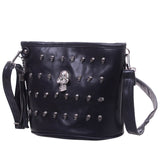 Skull Design Messenger Handbags  *Shoulder Satchel  *Skull Crossbody Bag 