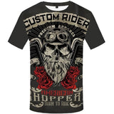 Mens Streetwear Custom Rider T Shirt