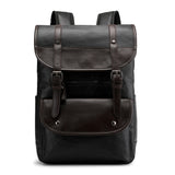 Large Capacity PU Leather Backpack