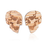 Women's Wooden Stud Earrings Jewellery - WOOD