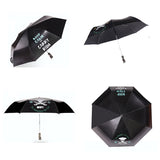 Pirate Skull & Cross Bones Automatic Folding Umbrella