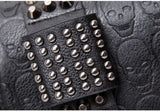 Womens PU Leather Skull Shoulder / Crossbody Bag with Chain