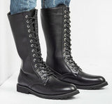 Motorcycle Boots Skull Combat Boots