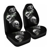 3D Skull Print Front Car Seat Cover SUV Car Accessories