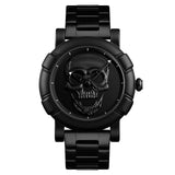 Steampunk Skull Head Watch