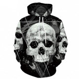Skull 3D Hoodie Sweatshirt L-6XL