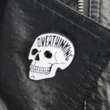 Gothic Punk Skull Hard Enamel Pin
