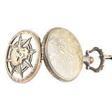 Pocket Watch Skull Stars Skeleton Pendant Time Piece