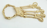 Gothic Skeleton Bone Hand Bracelet