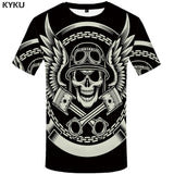 Streetwear Skull & Wings Mens T-Shirt