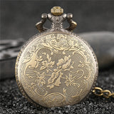 Pocket Watch Skull Stars Skeleton Pendant Time Piece