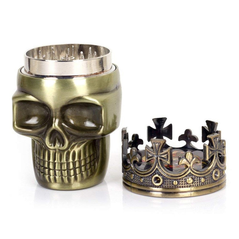 King Skull Herb & Spice Grinder x 3 Layers