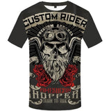 Mens Streetwear Custom Rider T Shirt