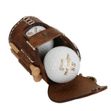 Quality Golf/ Tee/ Divot Tool Holder-Vegetable Leather Belt Pouch