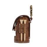 Quality Golf/ Tee/ Divot Tool Holder-Vegetable Leather Belt Pouch