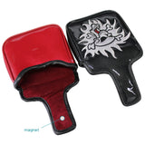 Golf Putter Cover Magnetic Closure Skull PU Waterproof