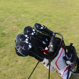 Big Black Golf Wood Skull Design Headcovers