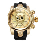 Steampunk Big Dial Skull Watch