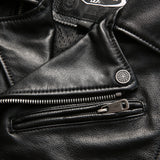 Men's Pig Skull Leather Jacket Vest