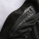 Men's Pig Skull Leather Jacket Vest