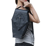 Victorian Gothic Messenger Skull Rivet Bag
