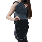 Victorian Gothic Messenger Skull Rivet Bag