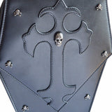 Victorian Gothic Messenger Skull Rivet Bag