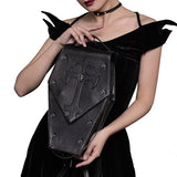 Victorian Gothic Messenger Skull Rivet Bag