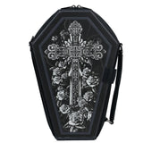 Victorian Gothic Messenger Skull Rivet Bag